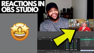 How to make reaction videos in OBS Studio  How To Do Live Stream Reactions In OBS Studio [upl. by Aihsena]