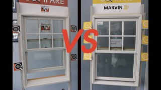 Comparing Double Hung Windows Andersen or Marvin [upl. by Corabelle]