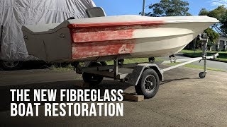 The NEW Fibreglass Boat Restoration Project  Part 1 [upl. by Knowlton]