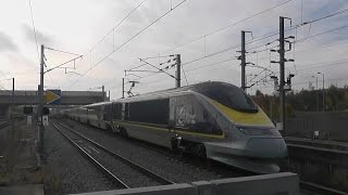 Trains at Ebbsfleet Intl 271016 [upl. by Ahse]