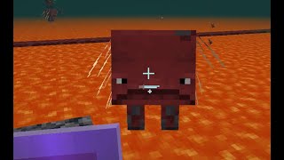 HOW TO RIDE AND CONTROL A STRIDER IN MINECRAFT  MINECRAFT 117  TUTORIAL  NETHER [upl. by Arrehs]