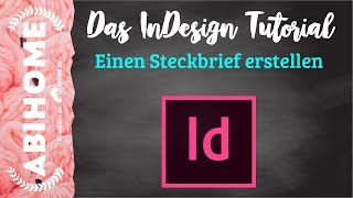 Abizeitung  Abibuch InDesign Tutorial quotEinen Steckbrief erstellenquot  Teil 08 [upl. by Atelokin]