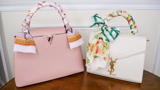 How To Tie Scarf On Handbag [upl. by Dan]