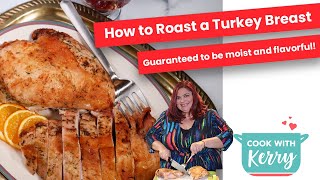 How to Roast a Turkey Breast  Dry Brined Turkey Breast Recipe [upl. by Itin]