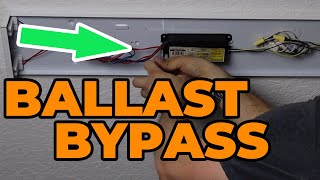 Flourescent to LED Conversion Ballast Bypass [upl. by Hcurob]