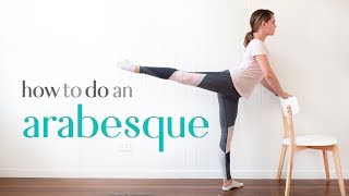 how to do an arabesque  balletnow [upl. by Leonanie132]