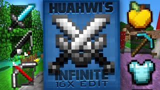 Huahwi InFinite 16x Edit Minecraft PvP Resource or Texture Packs [upl. by Raskind]