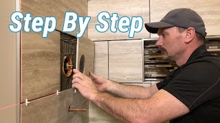 How To Tile A Wall Shower [upl. by Pasquale]