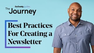 Tips for Creating a Successful Email Newsletter  The Journey [upl. by Atram]