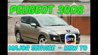 How To Change The Oil Air amp Fuel Filters In A Peugeot 3008  DIY [upl. by Vashtia]