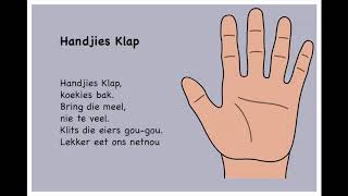 Handjies Klap  Kinderrympies in Afrikaans [upl. by Kenay121]