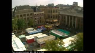 Live webcam Vismarkt Groningen the Netherlands [upl. by Ayahsal]