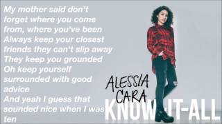 Seventeen  Alessia Cara LYRICS [upl. by Good]