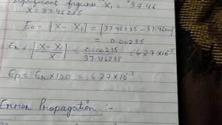 Errors in Numerical calculations [upl. by Meave]