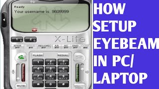 how to connect eyebeam  complete setting [upl. by Maurilla45]