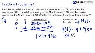 Mass Spectrometry Practice [upl. by Gautier]