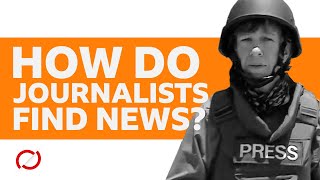 How do journalists find news  BBC My World [upl. by Siraved]