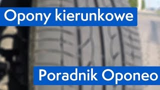 Opony kierunkowe ● Poradnik Oponeo™ [upl. by Asecnarf149]