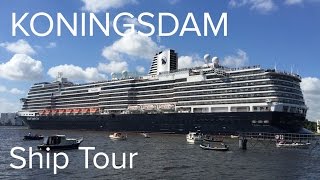 MS KONINGSDAM  Holland America Line Ship Tour [upl. by Phebe]