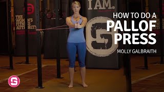 Pallof Press  How To Do Pallof Presses  Variations [upl. by Petuu132]