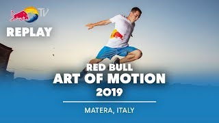 Red Bull Art of Motion Freerunning Finals REPLAY  Matera Italy [upl. by Esinal880]