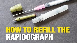 How to Refill the Rotring Rapidograph [upl. by Blinny]