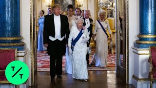 Trump Attends UK State Banquet at Buckingham Palace [upl. by Augustin]