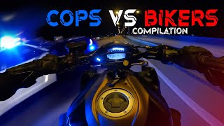 BIKERS VS COPS Motorcycles chased by Police Compilation 2023 [upl. by Anerec]