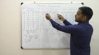 Moments Numericals in Statistics  Central moment Raw Moment  By Gourav Manjrekar [upl. by Iliram]