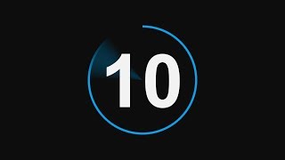 Countdown Timer 10 seconds with Sound Effect 4K Free Download [upl. by Ynavoeg]