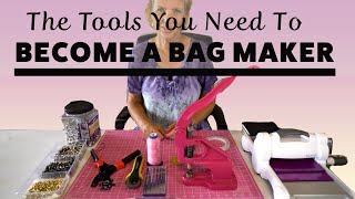 Bag Making for Beginners  Tools amp Materials You Need For Bag Making [upl. by Etnomaj]