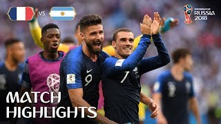 France v Argentina  2018 FIFA World Cup  Match Highlights [upl. by Bess937]