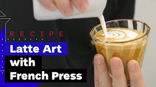 How To Make Cappuccino At Home with French Press [upl. by Serra312]