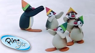 Pingu and Pinga Play at the Kindergarten  Pingu Official  1 Hour  Cartoons for Kids [upl. by Annahavas]