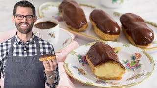 Best Chocolate Eclair Recipe [upl. by Fortune]