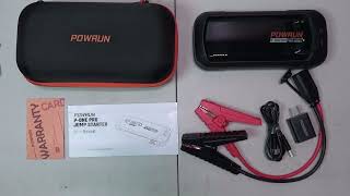 POWRUN PONE Pro Jump Starter [upl. by Nahtnaoj]