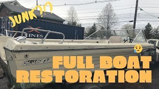 FULL BOAT RESTORATION START TO FINISH [upl. by Noli]