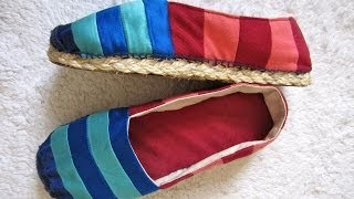 How to make Espadrilles [upl. by Eidorb]