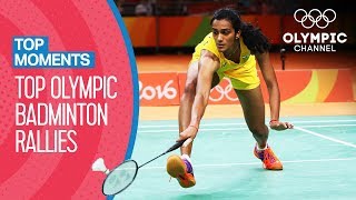 Top 10 Badminton Rallies at the Olympic Games  Top Moments [upl. by Carolyn383]