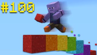 100 IMPOSSIBLE Minecraft Bedrock Skills [upl. by Alton]