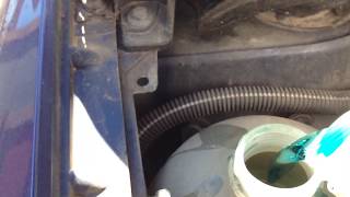 Peugeot 307  Coolant fluid  Maintenance  DIYChannel [upl. by Hathaway994]