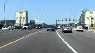 Jacques Cartier Bridge westbound [upl. by Yvon]