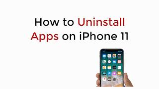 iPhone 11  How to Uninstall Apps on iPhone 11  11 Pro  11 Pro Max [upl. by Ytsirt226]