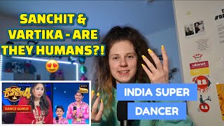 DANCER REACTION TO SANCHIT amp VARTIKA AT INDIA SUPER DANCER 4 WAIT WHAT [upl. by Derinna445]