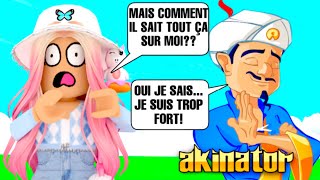 IL SAIT TOUT SUR MOI ET BIENTÔT VOUS AUSSI MAEVA GAMES dans AKINATOR ADOPT ME ROBLOX [upl. by Cardie]