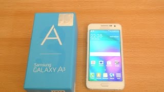 Samsung Galaxy A3  Unboxing Setup amp First Look HD [upl. by Akelam]