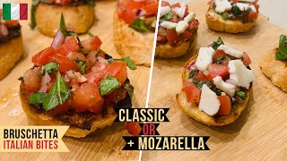 Classic Bruschetta Bites  Mozarella  Appetiser  Easy Recipe [upl. by Willyt]