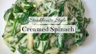 Creamed Spinach [upl. by Yanrahs]