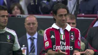 Last match at Milan for Gattuso Nesta Inzaghi Seedorf Zambrotta and Van Bommel [upl. by Manchester]