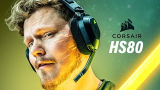 Corsair HS80 Review  The BEST Wireless Microphone [upl. by Arol82]